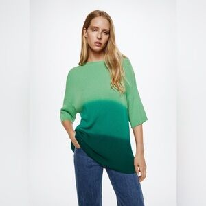 Mango Ombré knit top